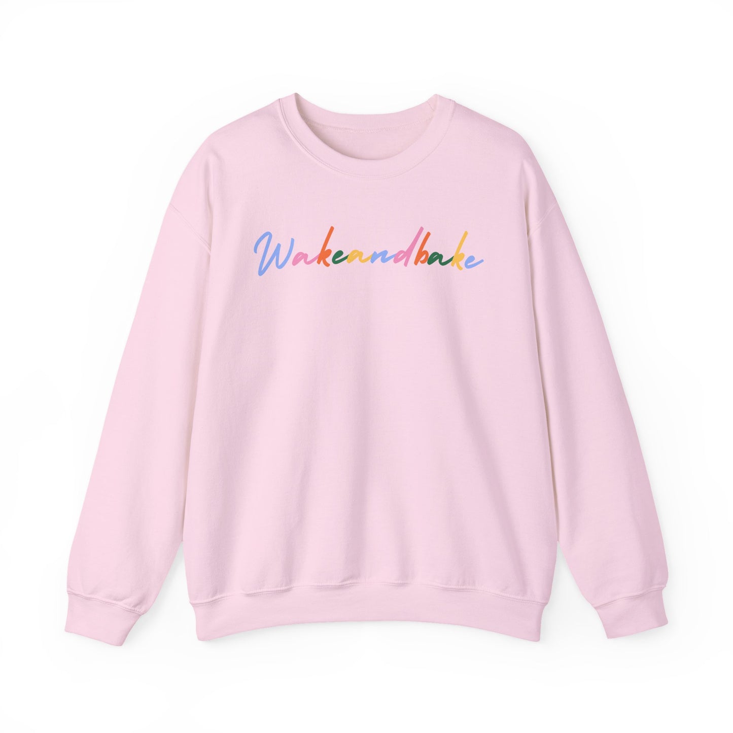 Colorful Wake and Bake Sweatshirt