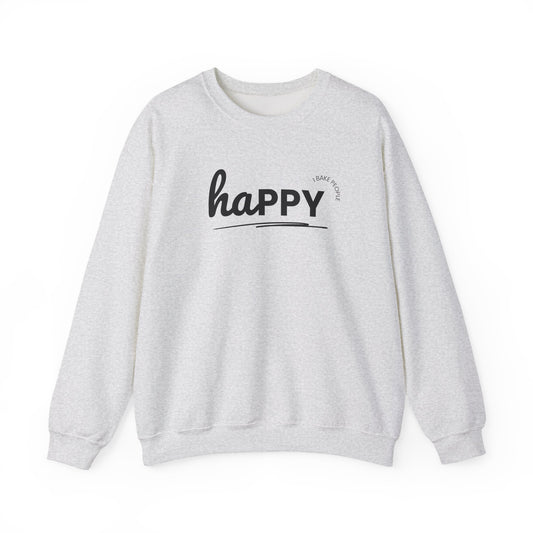 "I bake people happy' Baking Sweatshirt