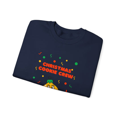 Christmas Cookie Crew Sweatshirt, Holiday Fashion, Festive Apparel, Cozy Crew, Gift for Bakers, Winter Wear