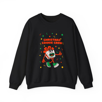 Christmas Cookie Crew Sweatshirt, Holiday Fashion, Festive Apparel, Cozy Crew, Gift for Bakers, Winter Wear