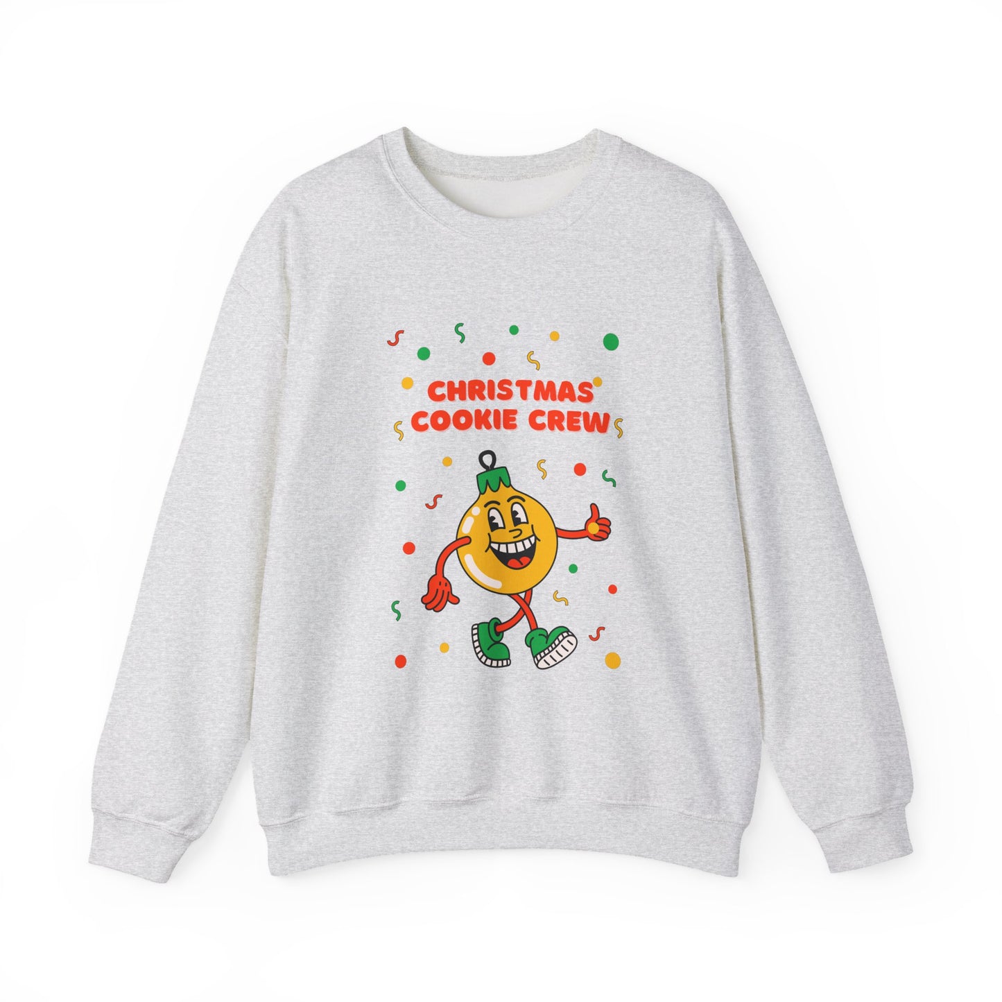 Christmas Cookie Crew Sweatshirt, Holiday Fashion, Festive Apparel, Cozy Crew, Gift for Bakers, Winter Wear