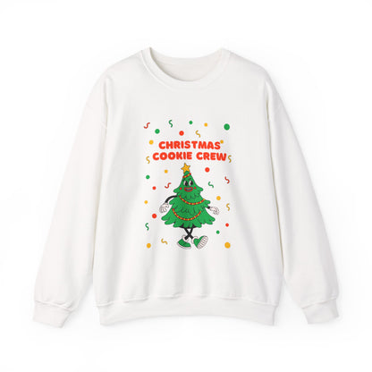 Christmas Cookie Crew Sweatshirt, Holiday Fashion, Festive Apparel, Cozy Crew, Gift for Bakers, Winter Wear