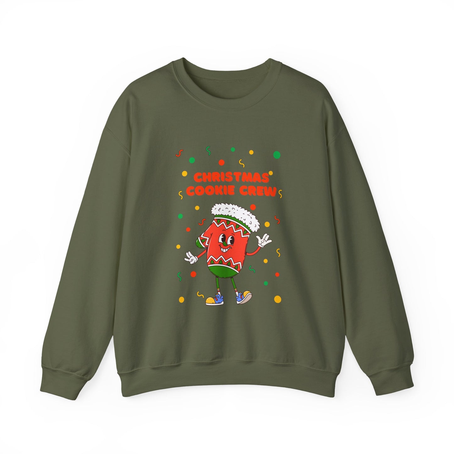 Copy of Christmas Cookie Crew Sweatshirt, Holiday Fashion, Festive Apparel, Cozy Crew, Gift for Bakers, Winter Wear