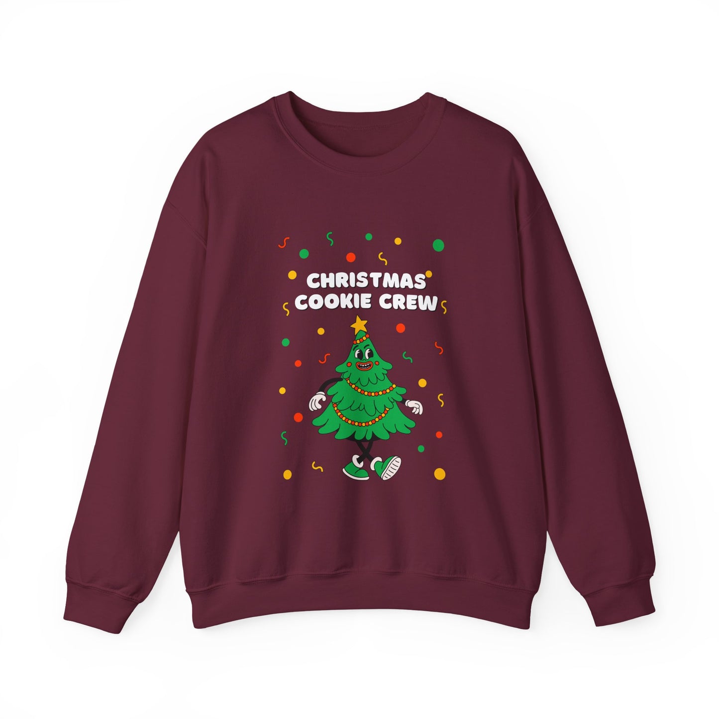 Christmas Cookie Crew Sweatshirt, Holiday Fashion, Festive Apparel, Cozy Crew, Gift for Bakers, Winter Wear