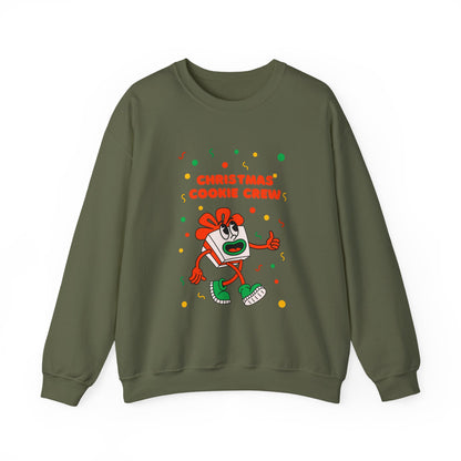 Christmas Cookie Crew Sweatshirt, Holiday Fashion, Festive Apparel, Cozy Crew, Gift for Bakers, Winter Wear