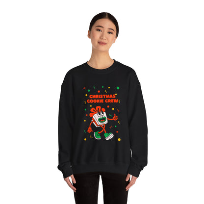 Christmas Cookie Crew Sweatshirt, Holiday Fashion, Festive Apparel, Cozy Crew, Gift for Bakers, Winter Wear