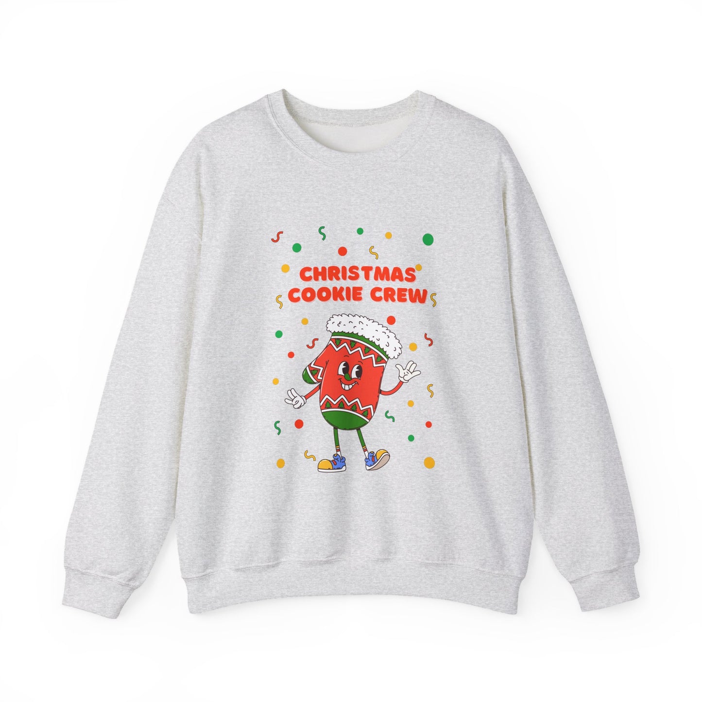 Copy of Christmas Cookie Crew Sweatshirt, Holiday Fashion, Festive Apparel, Cozy Crew, Gift for Bakers, Winter Wear