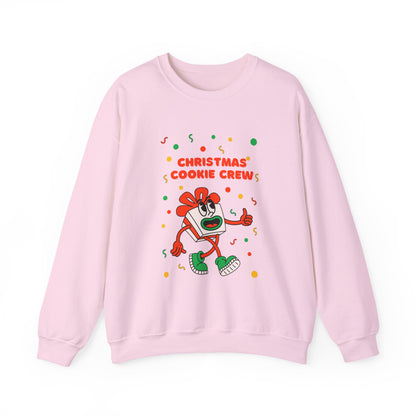 Christmas Cookie Crew Sweatshirt, Holiday Fashion, Festive Apparel, Cozy Crew, Gift for Bakers, Winter Wear