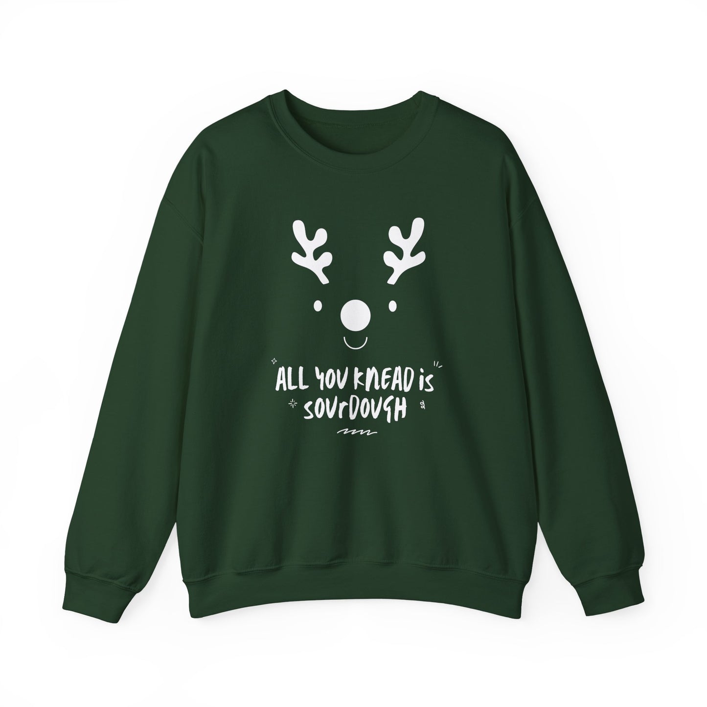 "All You Knead is Sourdough" Christmas Sweatshirt