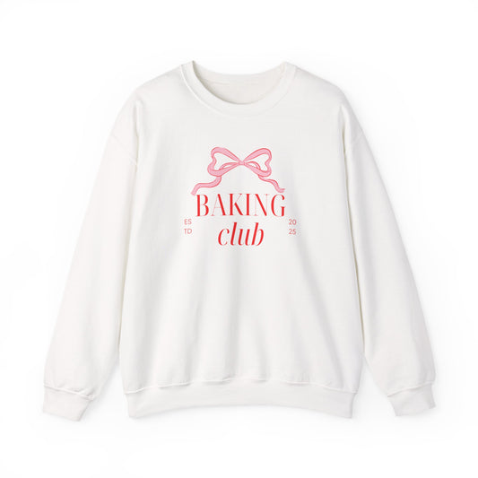 Baking Club Sweatshirt - Coquette Bow