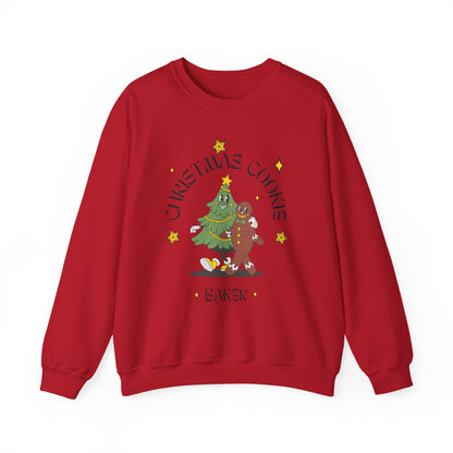 Christmas Cookie "BAKER" Sweatshirt - Funny Family Matching