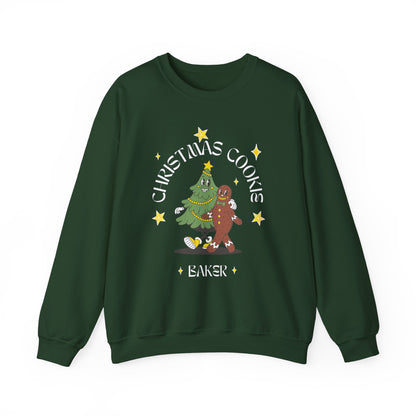 Christmas Cookie "BAKER" Sweatshirt - Funny Family Matching