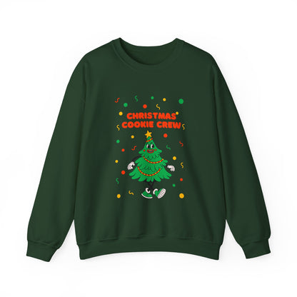 Christmas Cookie Crew Sweatshirt, Holiday Fashion, Festive Apparel, Cozy Crew, Gift for Bakers, Winter Wear