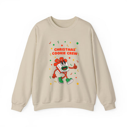 Christmas Cookie Crew Sweatshirt, Holiday Fashion, Festive Apparel, Cozy Crew, Gift for Bakers, Winter Wear