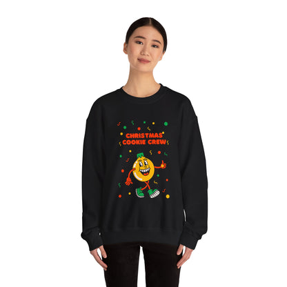 Christmas Cookie Crew Sweatshirt, Holiday Fashion, Festive Apparel, Cozy Crew, Gift for Bakers, Winter Wear