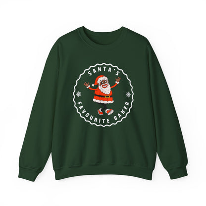 "Santa's favourite baker" Christmas Sweatshirt