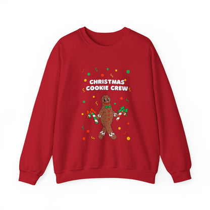 Christmas Cookie Crew Sweatshirt, Holiday Fashion, Festive Apparel, Cozy Crew, Gift for Bakers, Winter Wear