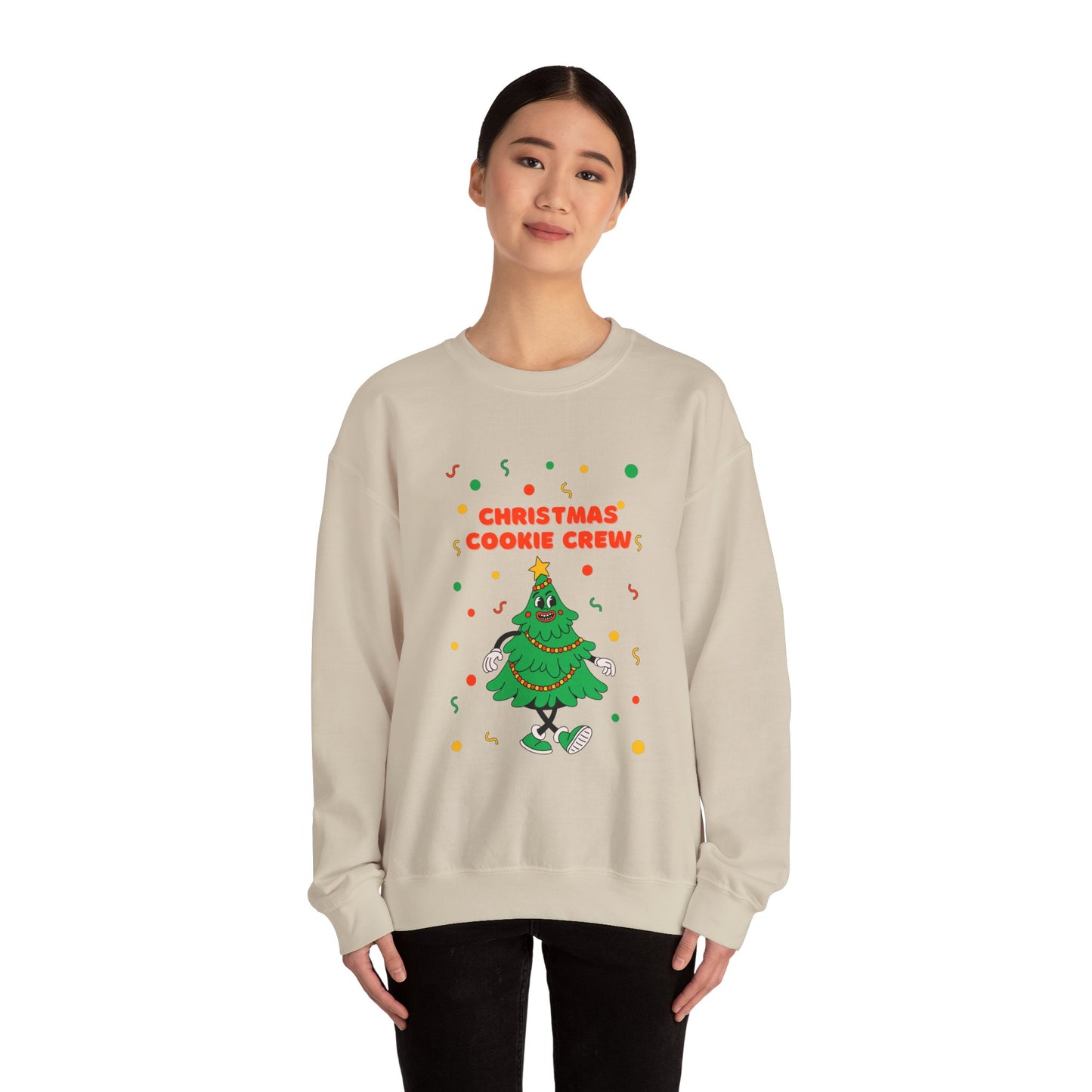 Copy of Christmas Cookie Crew Sweatshirt, Holiday Fashion, Festive Apparel, Cozy Crew, Gift for Bakers, Winter Wear