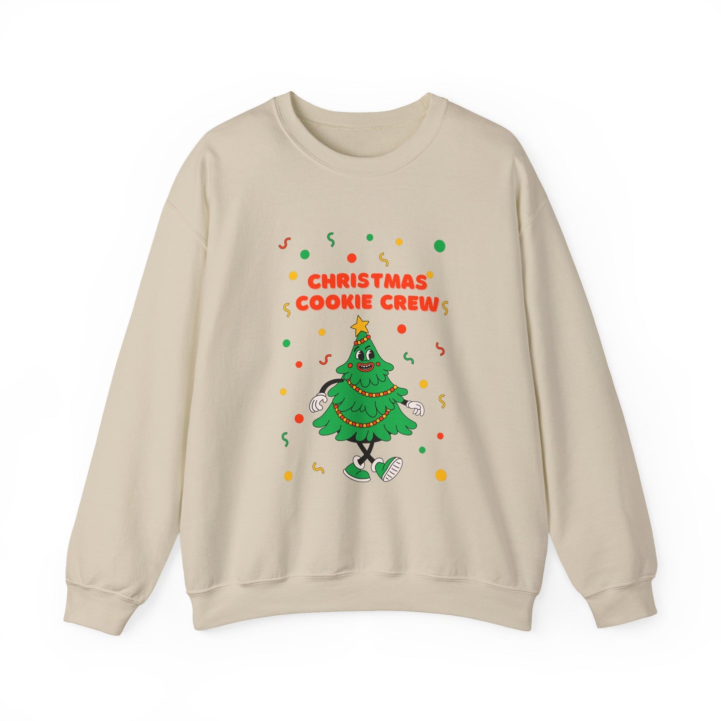 Copy of Christmas Cookie Crew Sweatshirt, Holiday Fashion, Festive Apparel, Cozy Crew, Gift for Bakers, Winter Wear