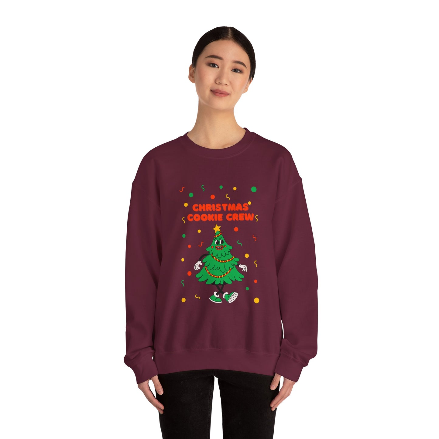 Copy of Christmas Cookie Crew Sweatshirt, Holiday Fashion, Festive Apparel, Cozy Crew, Gift for Bakers, Winter Wear