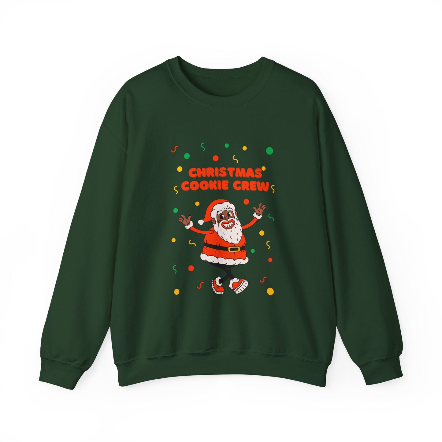 Christmas Cookie Crew Sweatshirt, Holiday Fashion, Festive Apparel, Cozy Crew, Gift for Bakers, Winter Wear
