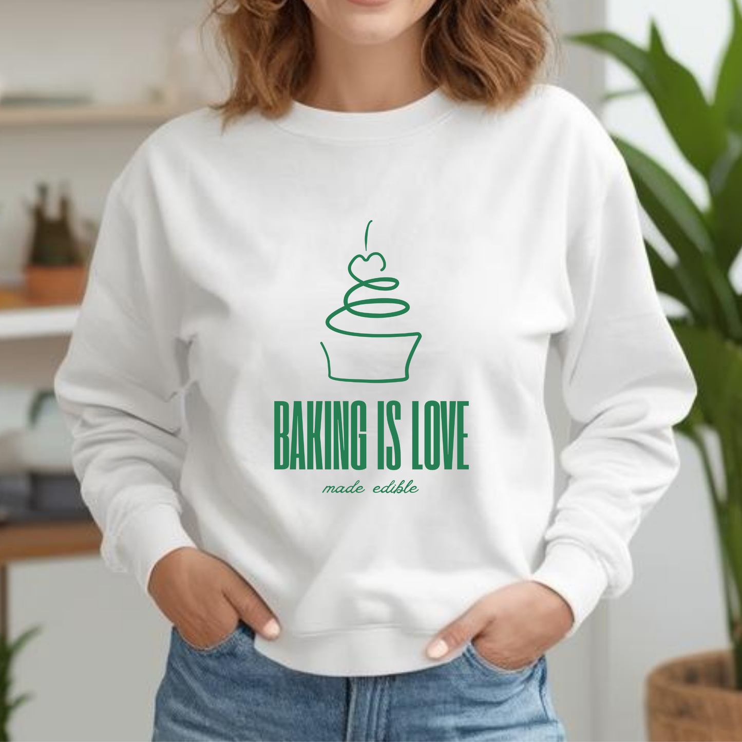 Baking is Love Made Edible Sweatshirt