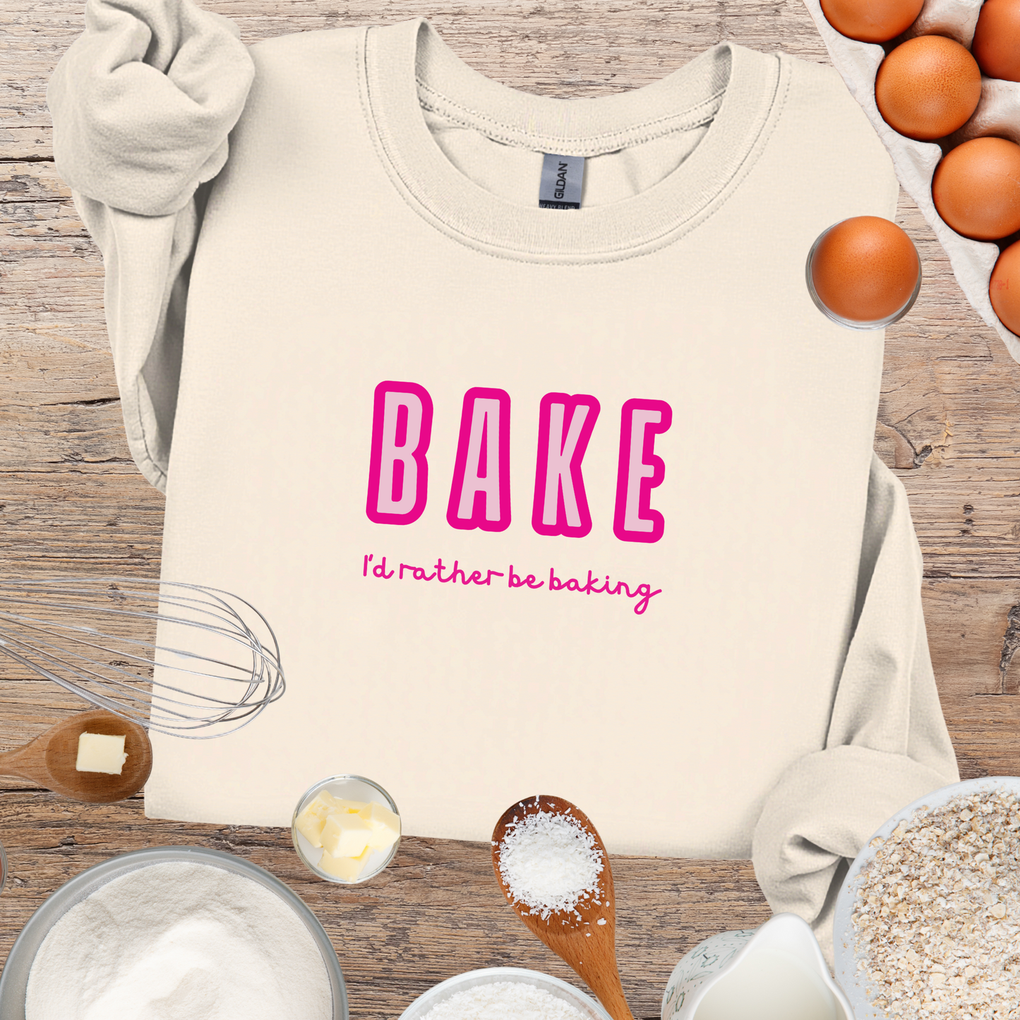 I'd Rather Be Baking' sweatshirt