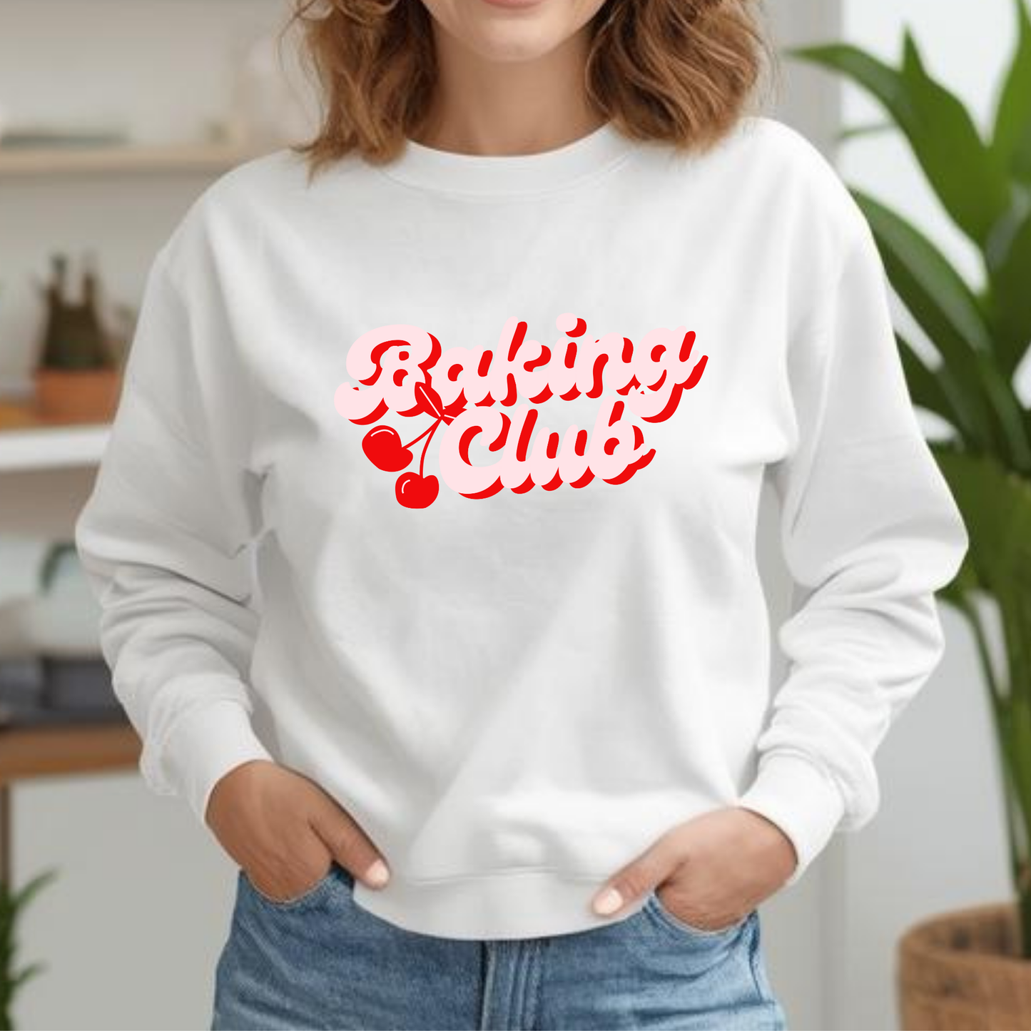 Baking Club Sweatshirt - Cherry Design