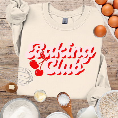 Baking Club Sweatshirt - Cherry Design