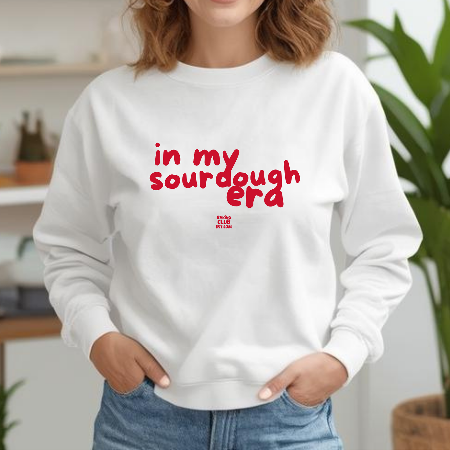 "In My Sourdough Era" sweatshirt