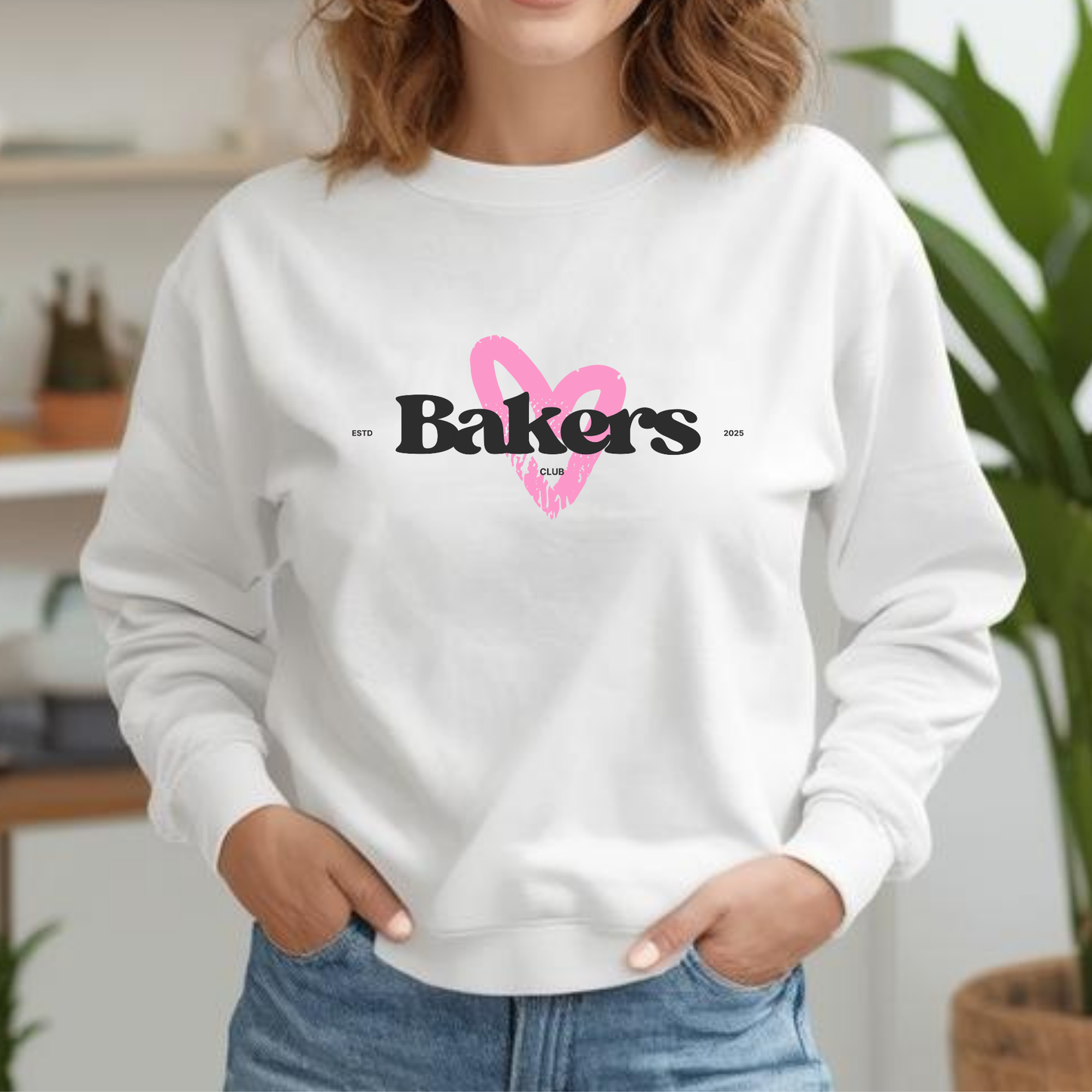 Baker with "heart" Sweatshirt