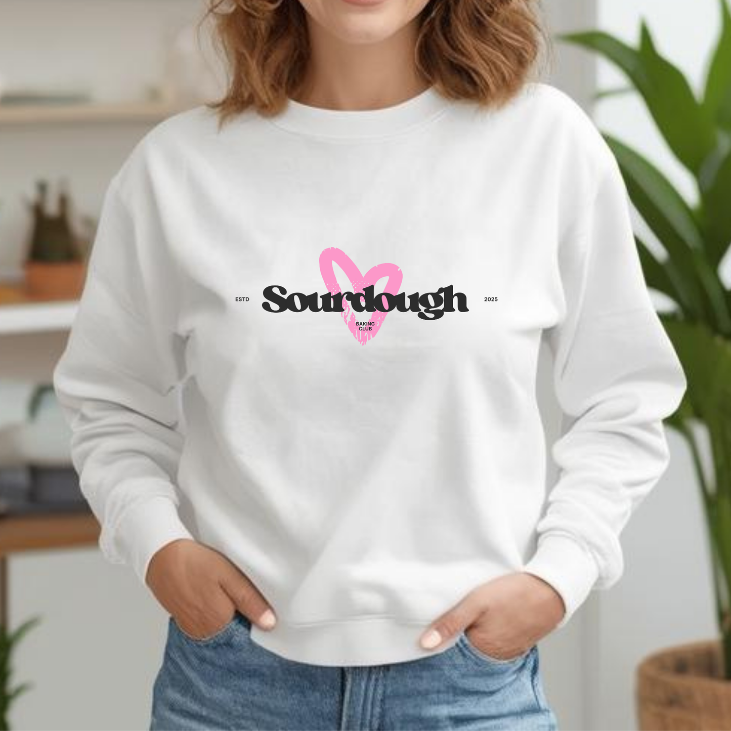 Sourdough with "heart" Sweatshirt