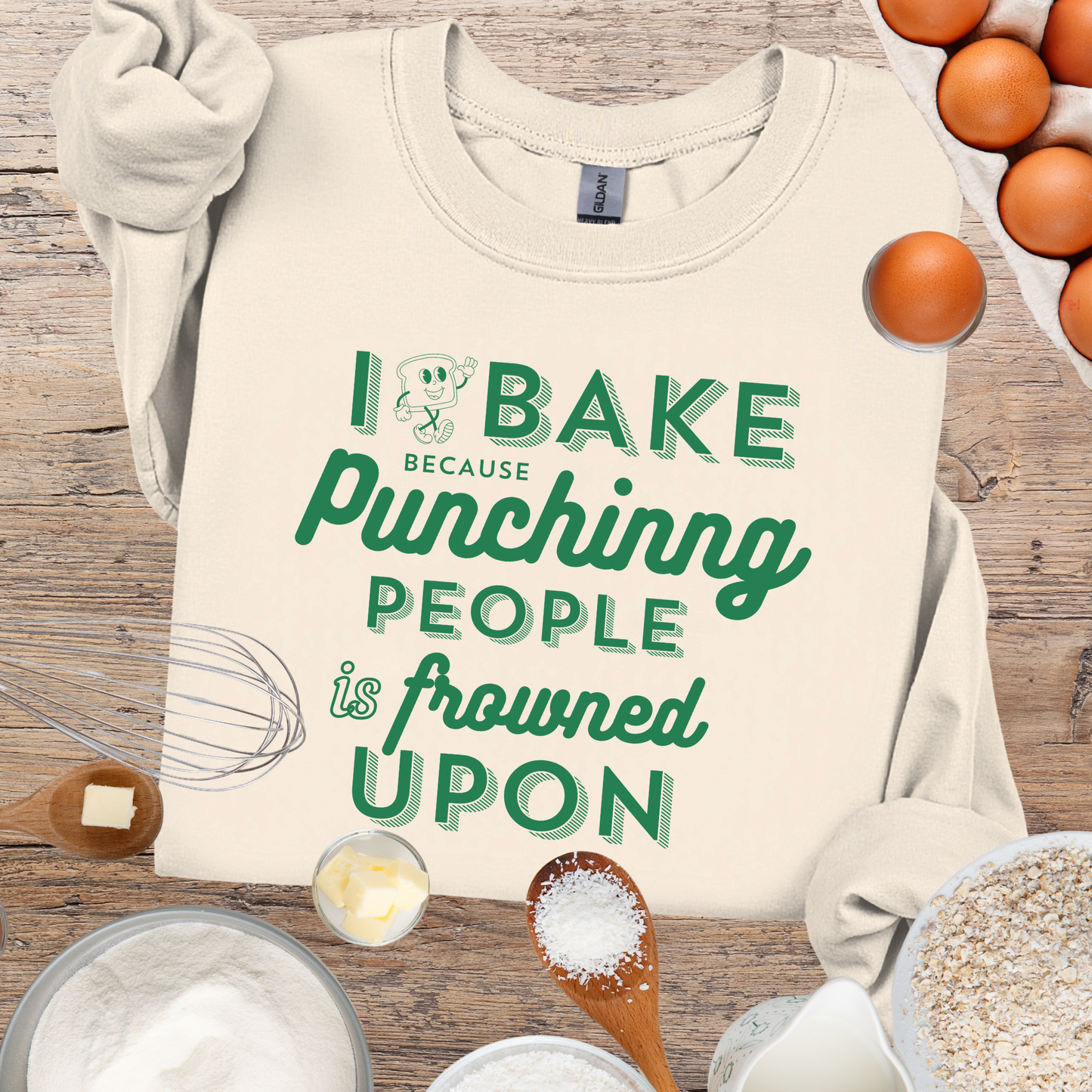 Funny Baking Pun Sweatshirt