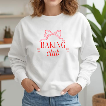 Baking Club Sweatshirt - Coquette Bow