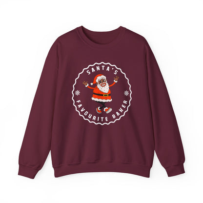 "Santa's favourite baker" Christmas Sweatshirt