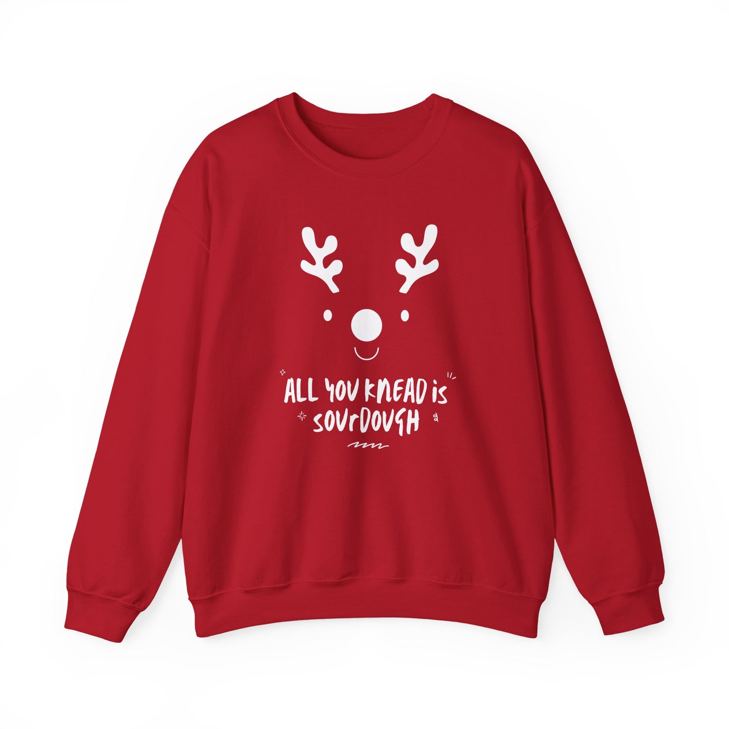 "All You Knead is Sourdough" Christmas Sweatshirt