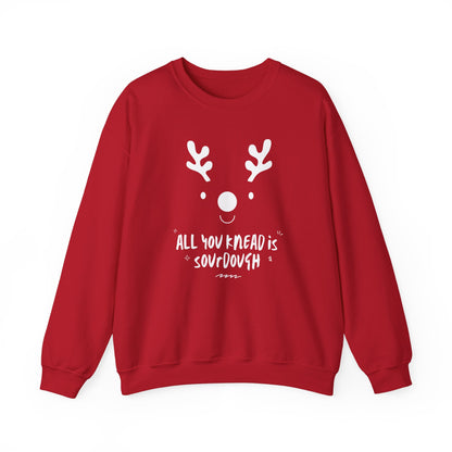 "All You Knead is Sourdough" Christmas Sweatshirt