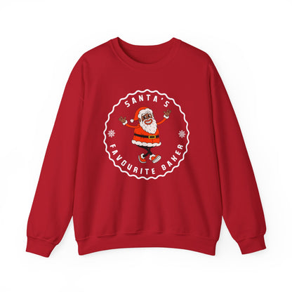 "Santa's favourite baker" Christmas Sweatshirt