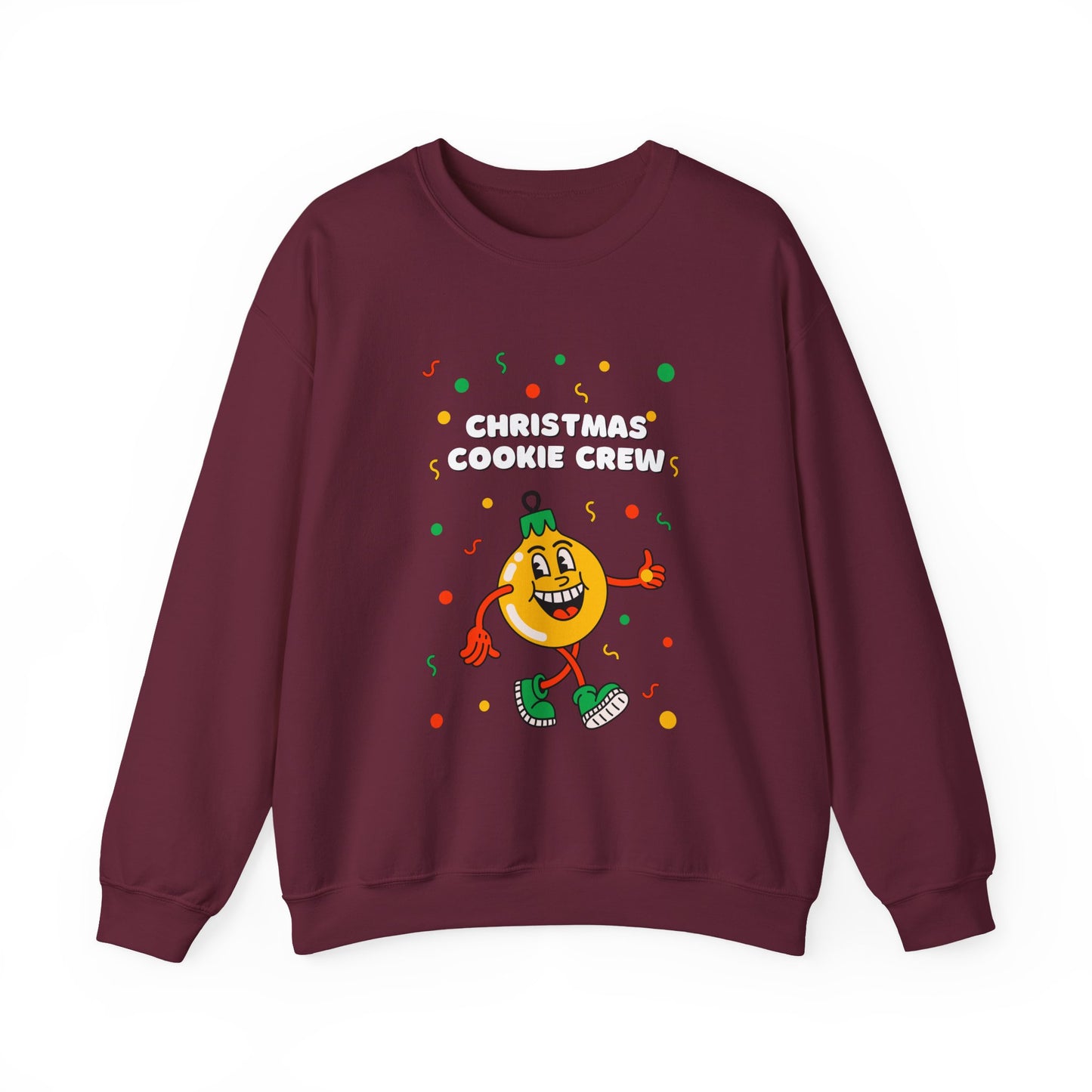Christmas Cookie Crew Sweatshirt, Holiday Fashion, Festive Apparel, Cozy Crew, Gift for Bakers, Winter Wear