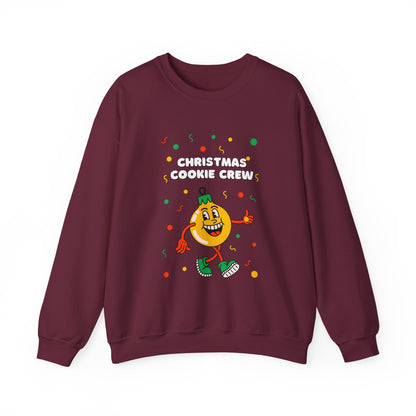 Christmas Cookie Crew Sweatshirt, Holiday Fashion, Festive Apparel, Cozy Crew, Gift for Bakers, Winter Wear