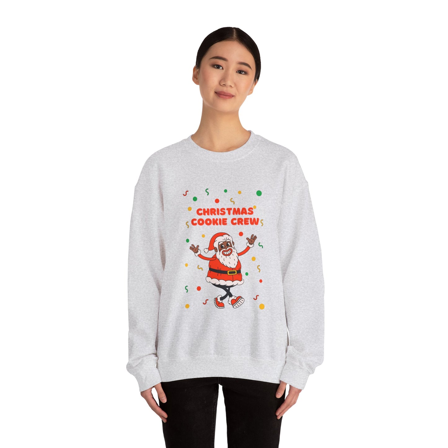 Copy of Christmas Cookie Crew Sweatshirt, Holiday Fashion, Festive Apparel, Cozy Crew, Gift for Bakers, Winter Wear