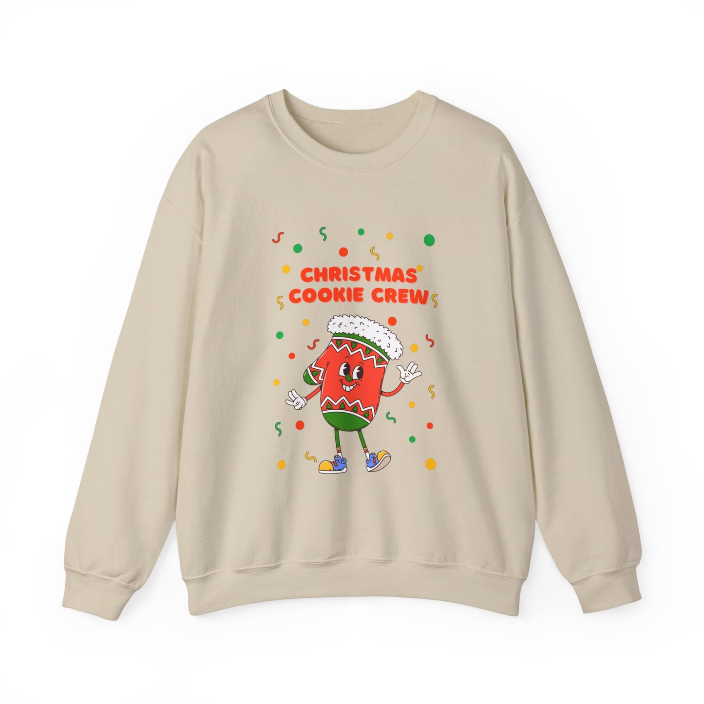 Copy of Christmas Cookie Crew Sweatshirt, Holiday Fashion, Festive Apparel, Cozy Crew, Gift for Bakers, Winter Wear
