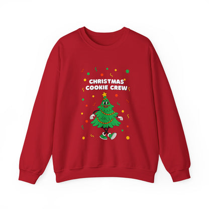 Christmas Cookie Crew Sweatshirt, Holiday Fashion, Festive Apparel, Cozy Crew, Gift for Bakers, Winter Wear