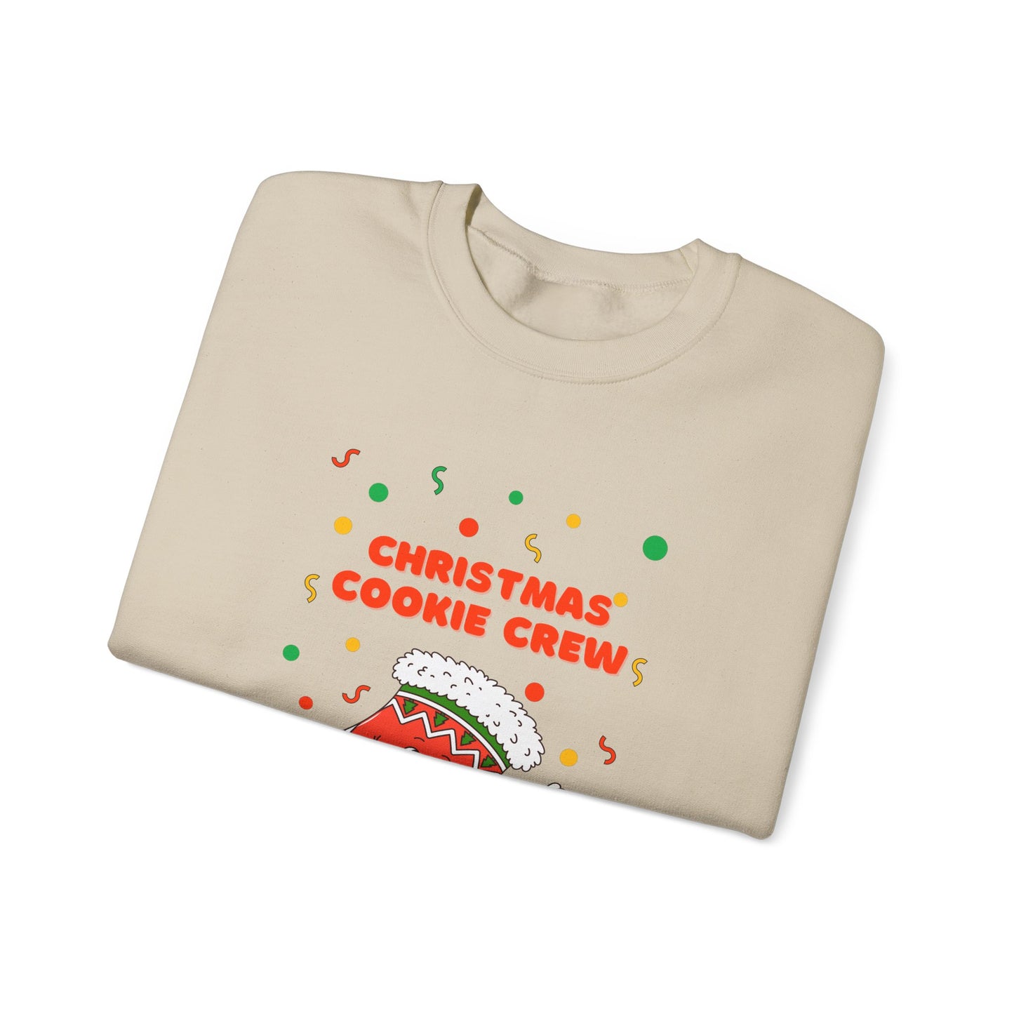 Copy of Christmas Cookie Crew Sweatshirt, Holiday Fashion, Festive Apparel, Cozy Crew, Gift for Bakers, Winter Wear