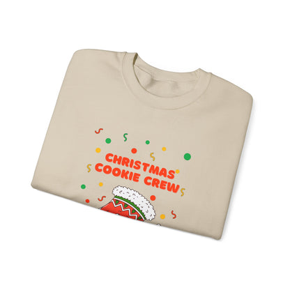 Copy of Christmas Cookie Crew Sweatshirt, Holiday Fashion, Festive Apparel, Cozy Crew, Gift for Bakers, Winter Wear