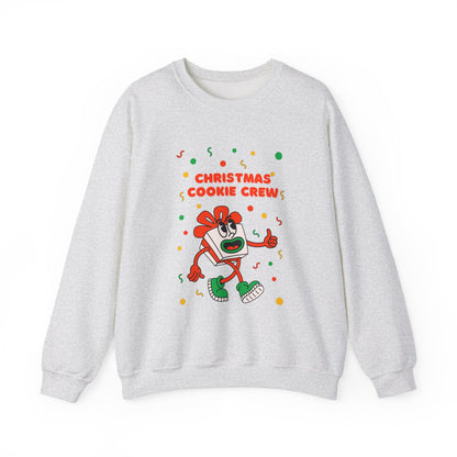 Christmas Cookie Crew Sweatshirt, Holiday Fashion, Festive Apparel, Cozy Crew, Gift for Bakers, Winter Wear