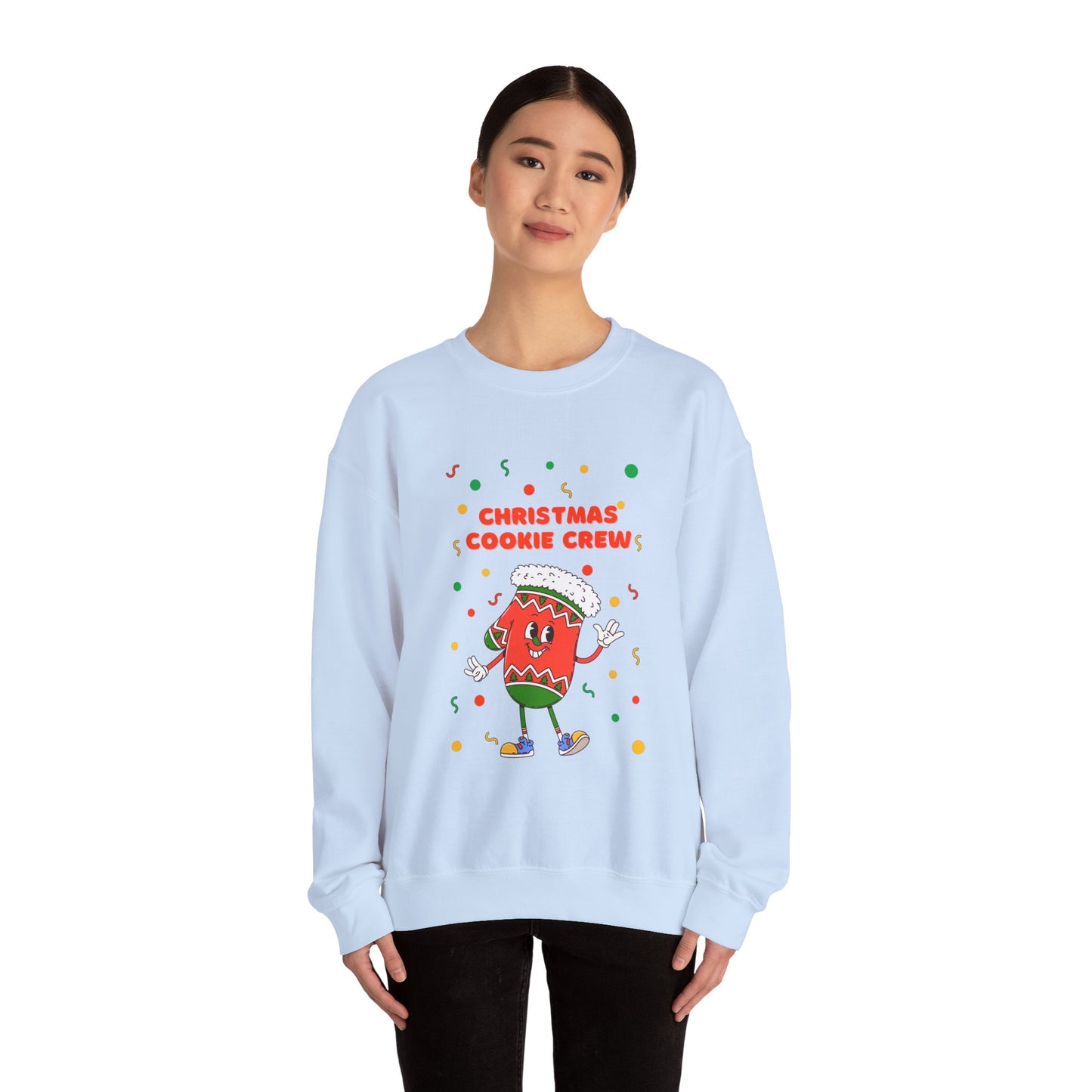 Copy of Christmas Cookie Crew Sweatshirt, Holiday Fashion, Festive Apparel, Cozy Crew, Gift for Bakers, Winter Wear