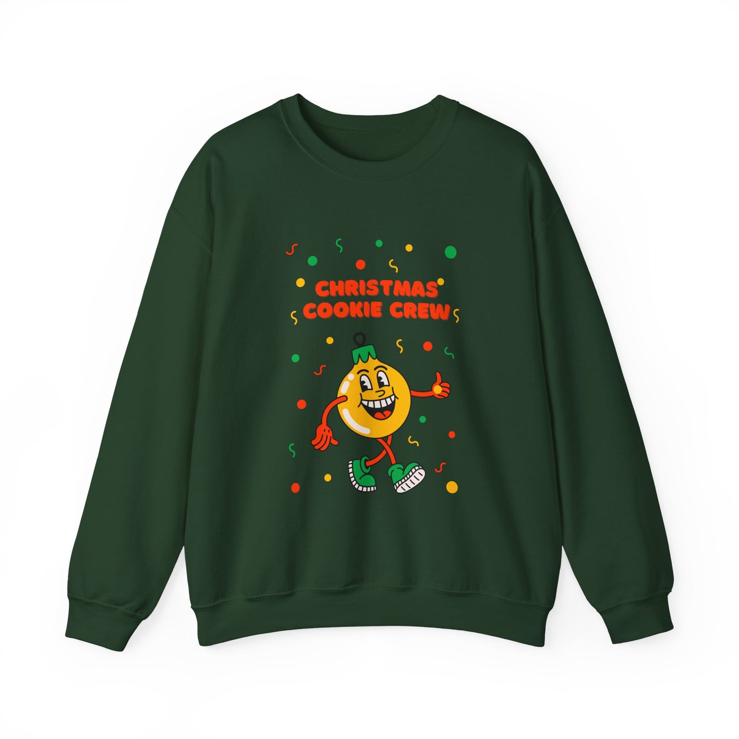 Christmas Cookie Crew Sweatshirt, Holiday Fashion, Festive Apparel, Cozy Crew, Gift for Bakers, Winter Wear