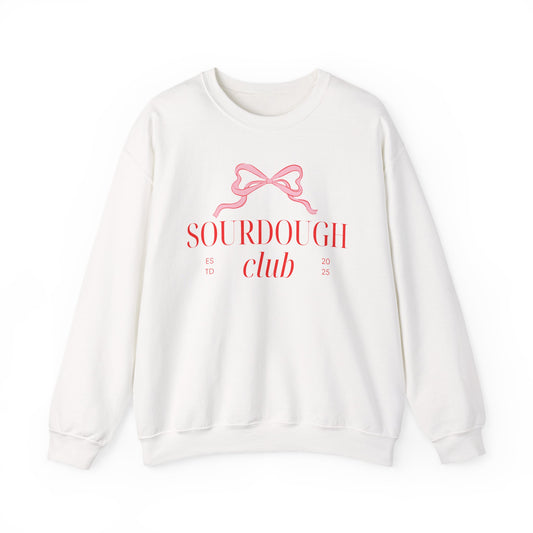 Sourdough Club Sweatshirt - Coquette Bow