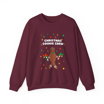 Christmas Cookie Crew Sweatshirt, Holiday Fashion, Festive Apparel, Cozy Crew, Gift for Bakers, Winter Wear